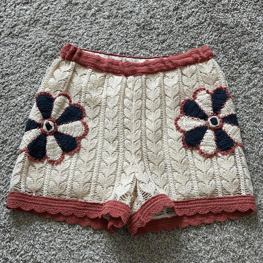 Zara Crochet Shorts